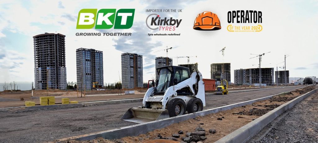 noticias maquinaria BKT en el escenario del UK Plant Operator of the Year 2024