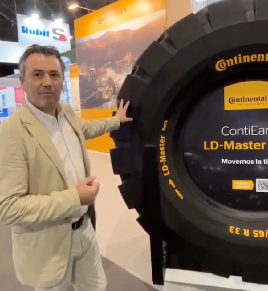 noticias maquinaria Continental presenta en el MMH su nuevo neumático LD Master Rock L5