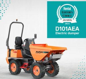 noticias maquinaria El D101AEA de AUSA premio Editor Choice Award de alquiler 2024