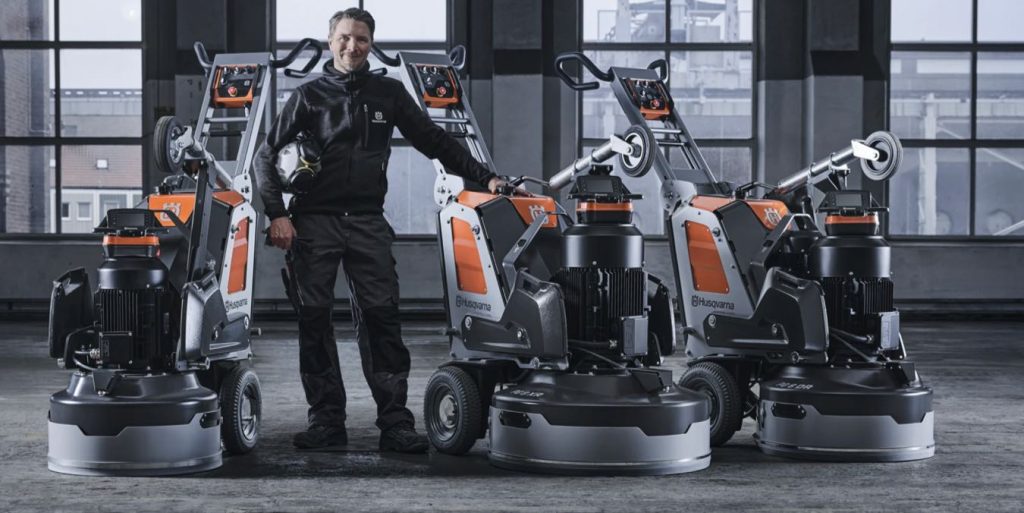 noticias maquinaria Husqvarna presenta su nueva gama de pulidoras