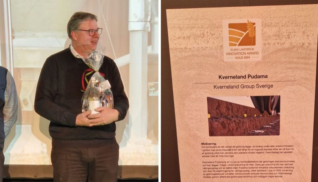 noticias maquinaria Kverneland Group premiada por el Kverneland PUDAMA