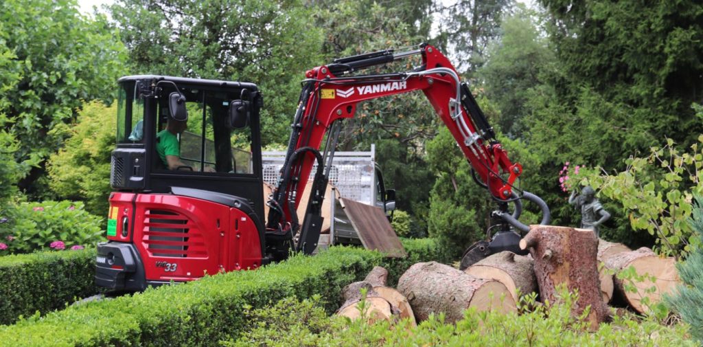 noticias maquinaria La Yanmar ViO33-6 para trabajos forestales