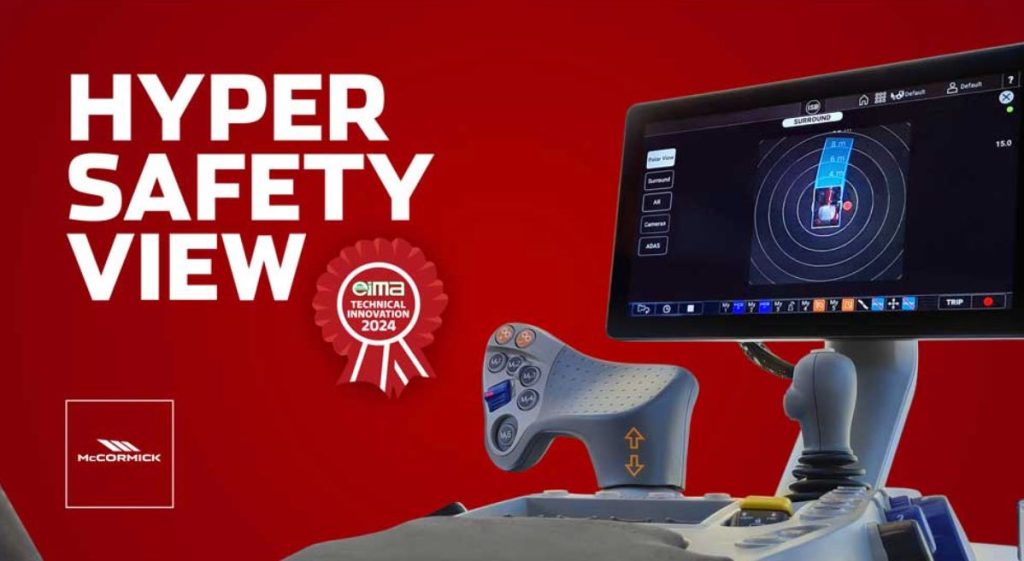 noticias maquinaria McCormick Hyper Safety View Innovación técnica en Eima 2024