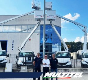 noticias maquinaria Multitel Ibérica da la bienvenida a las primeras plataformas en su flota