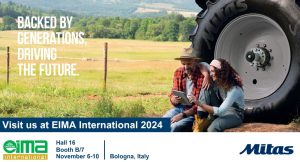 noticias maquinaria Neumáticos agrícolas Mitas en EIMA 2024