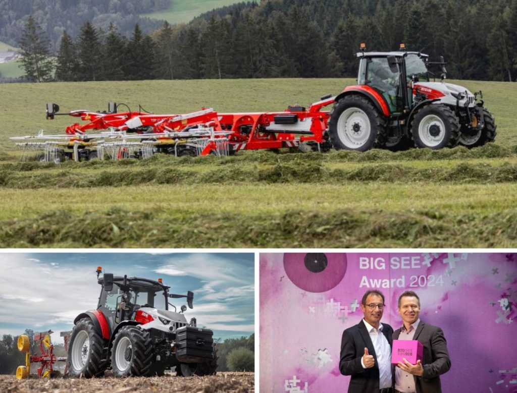 noticias maquinaria STEYR Plus 80-117hp premiado en el Festival de Diseño BIG SEE