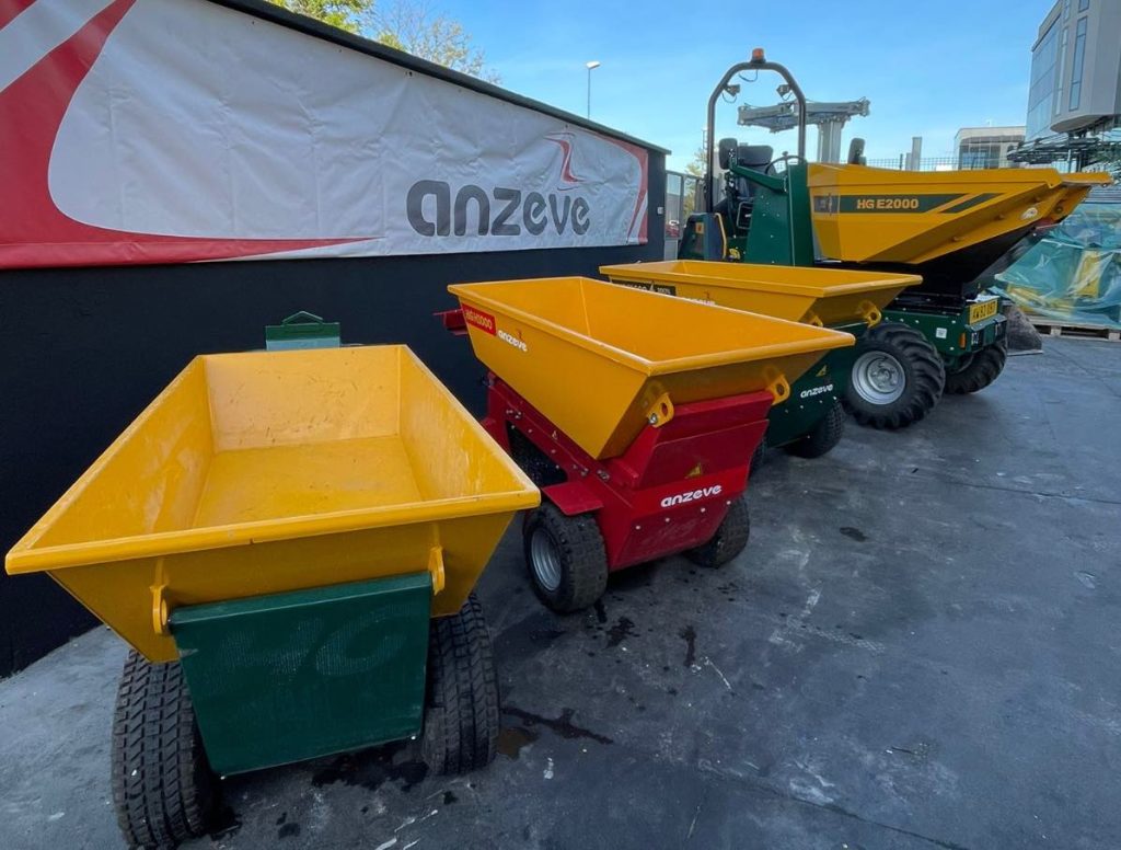 noticias maquinaria ANZEVE presenta oficialmente la nueva gama de dumpers eléctricos HG