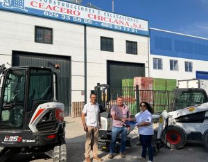 noticias maquinaria GGM Guillermo García firma el primer contrato BobCARE PM en España
