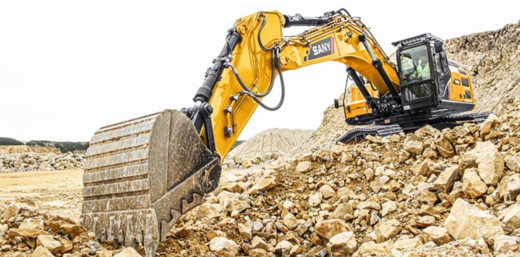 noticias maquinaria Grandes desafíos para las excavadoras sobre orugas SANY