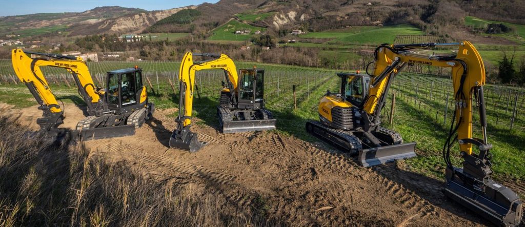 noticias maquinaria Las nuevas midi excavadoras New Holland en EIMA 2024