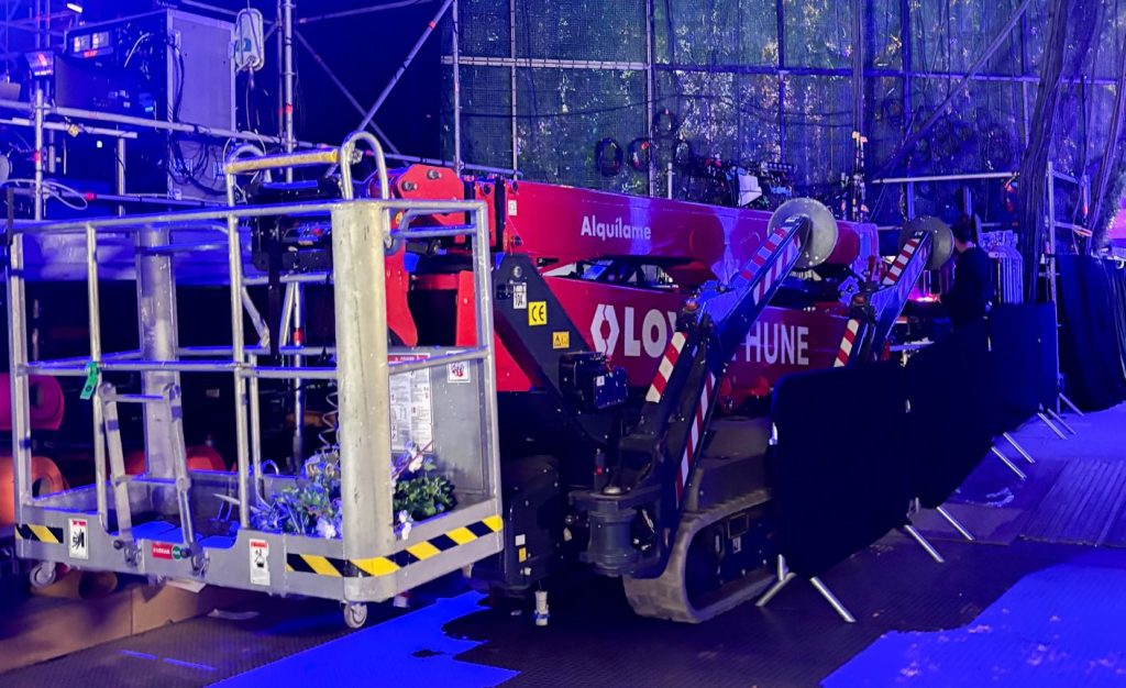 noticias maquinaria LoxamHune Montaje del XXII Festival de Eurovisión Junior