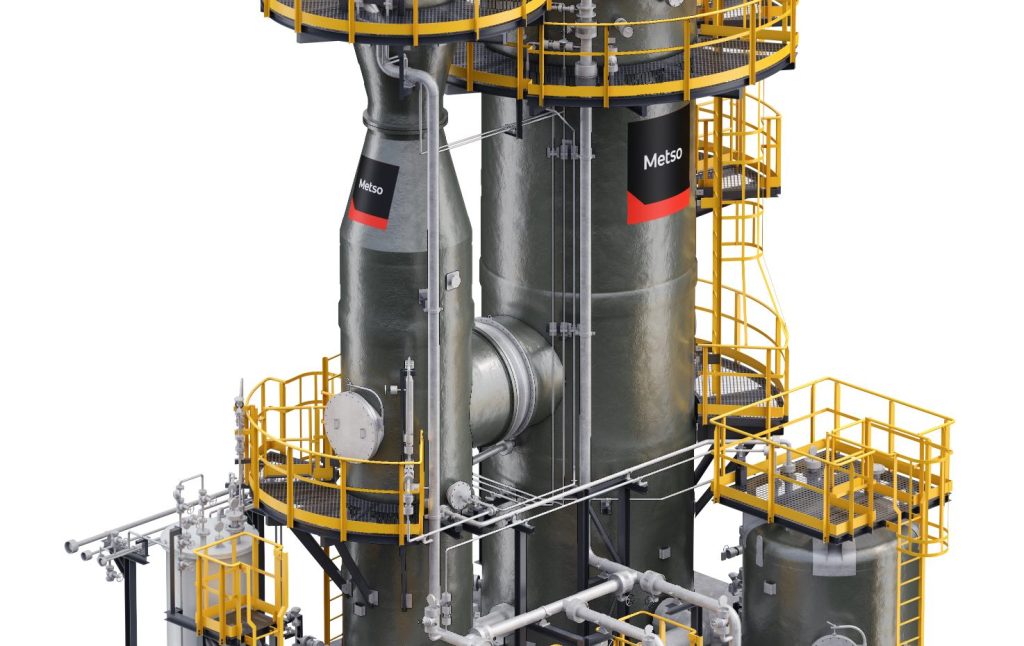 noticias maquinaria Metso entrega depuradores Peracidox™ en India