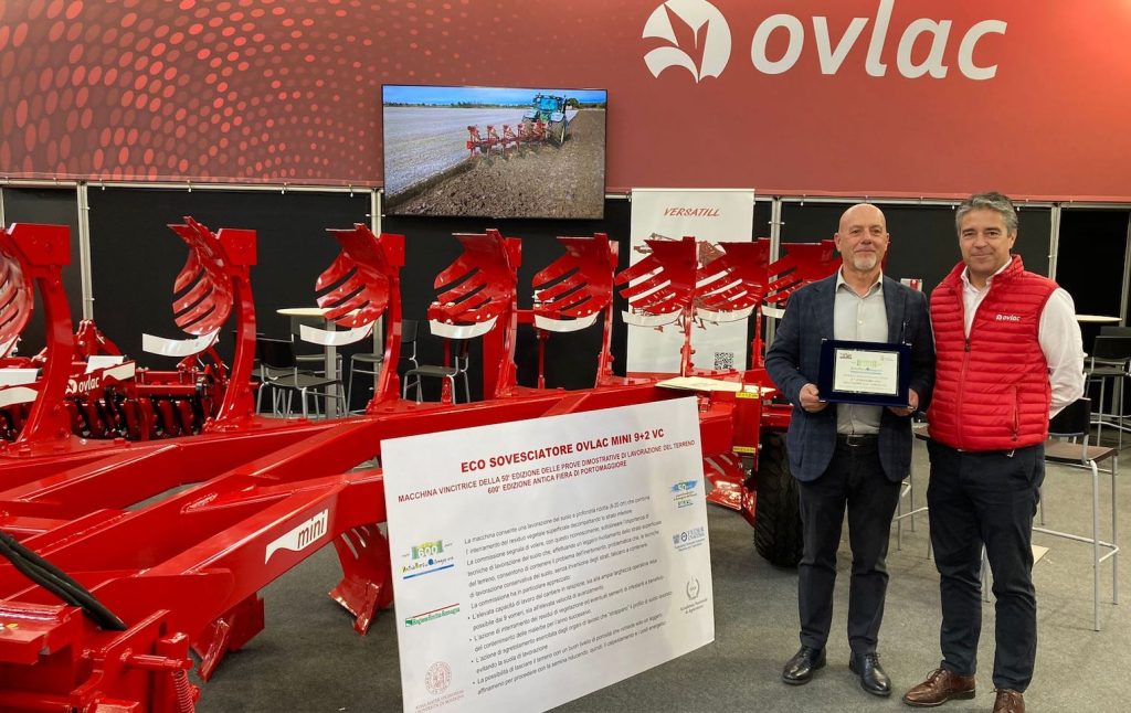noticias maquinaria OVLAC y Gierre SRL ganan primer premio en EIMA con el MINI 9+2 V