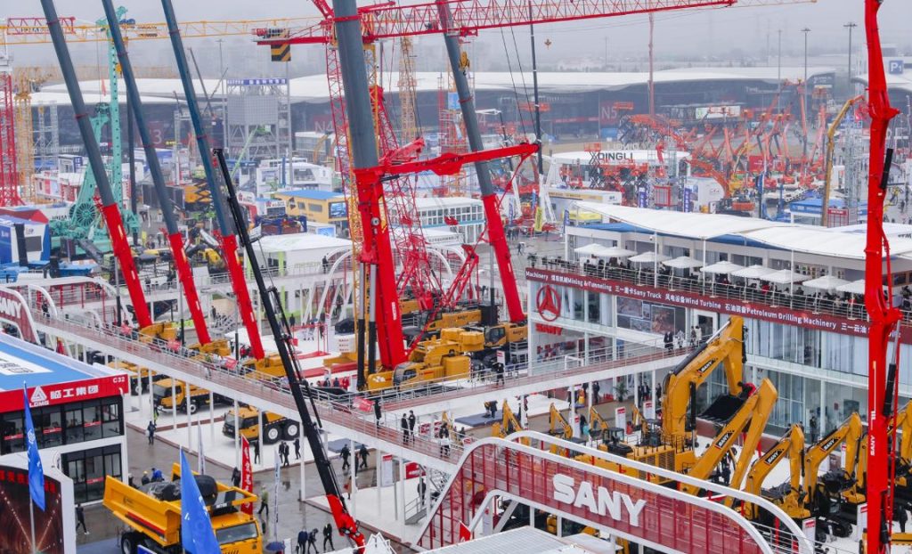 noticias maquinaria SANY bauma CHINA