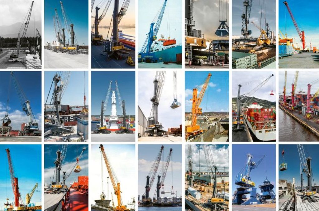 noticias maquinaria grúas móviles de puerto Liebherr