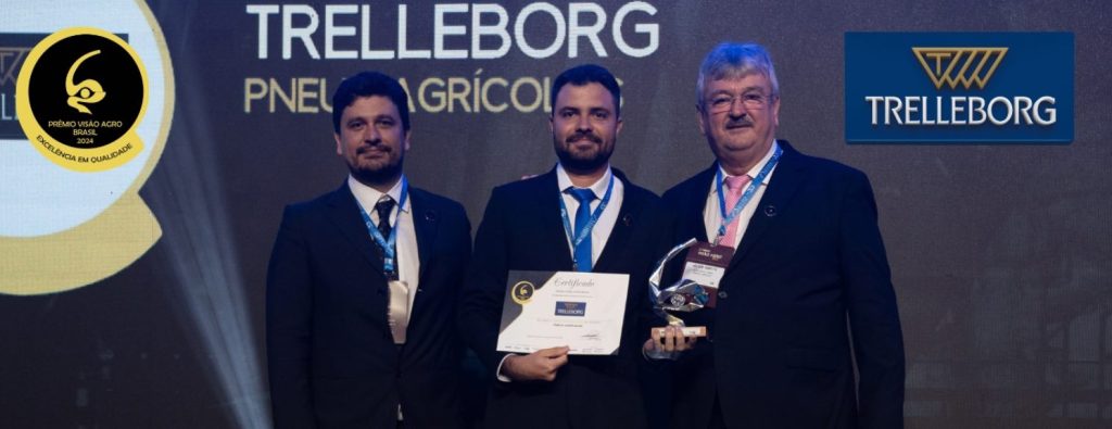 noticias maquinaria Trelleborg Tires premiado en los Visão Agro Brazil Awards