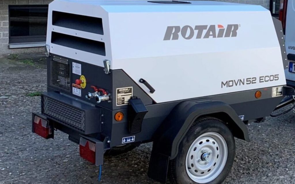 noticias maquinaria compresor portátil ROTAIR MDVN 52 Eco5