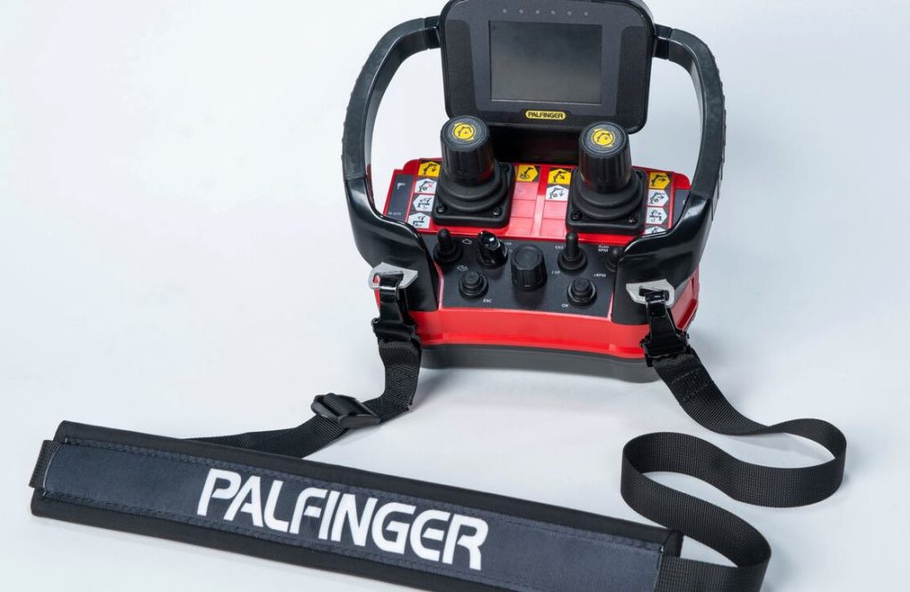 noticias maquinaria nuevo mando a distancia por radio P6 de PALFINGER