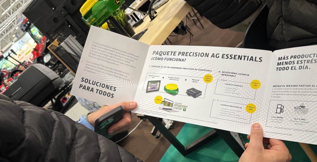 noticias maquinaria Agrícola Castellana Precision Ag Essentials John Deere AGRARIA