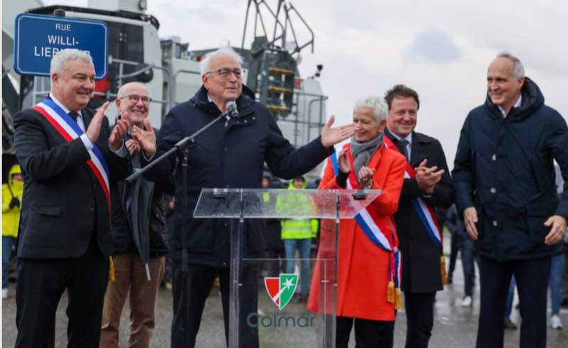 noticias maquinaria Liebherr honra su Legado en Colmar con la Rue Willi-Liebherr
