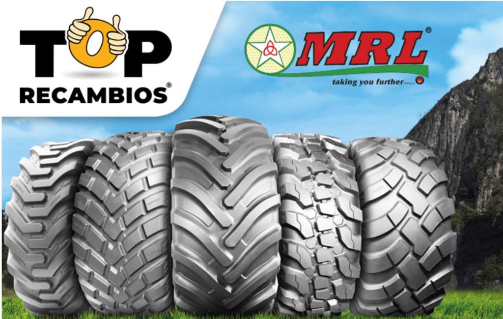noticias maquinaria Top Recambios impulsa con éxito los neumáticos MRL Tyres