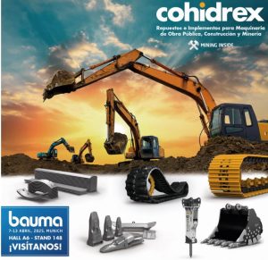 noticias maquinaria Cohidrex estará en Bauma 2025
