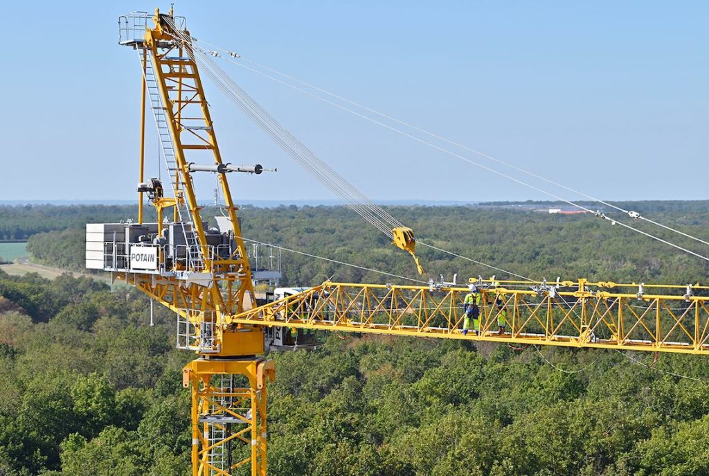 noticias maquinaria Debut de la grúa Potain MR 309 en Bauma 2025