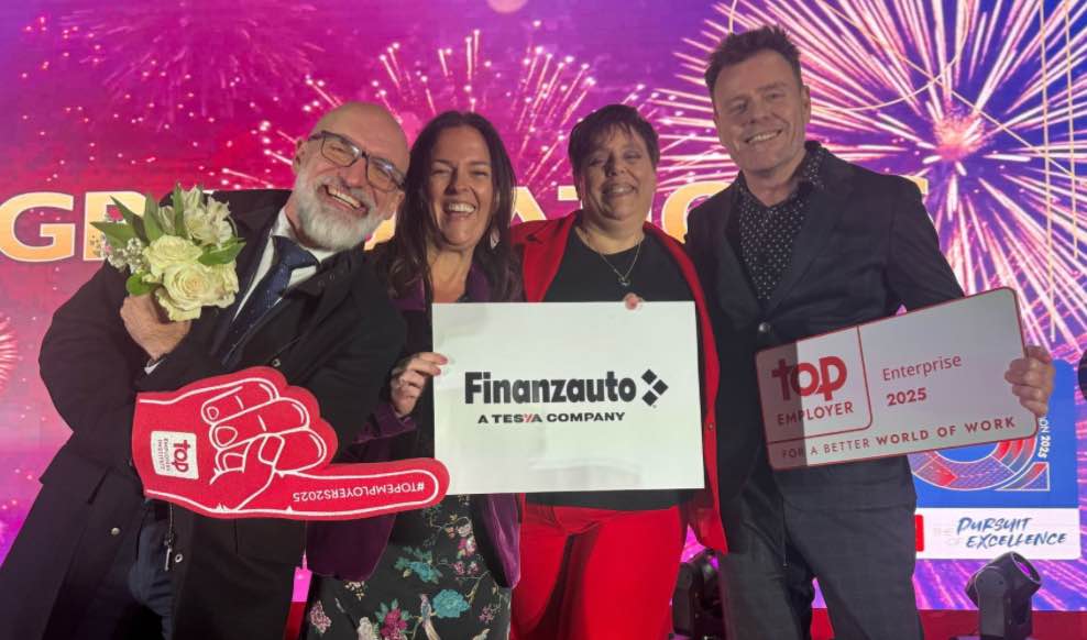 noticias maquinaria Finanzauto recibe el reconocimiento de Top Employers Institute