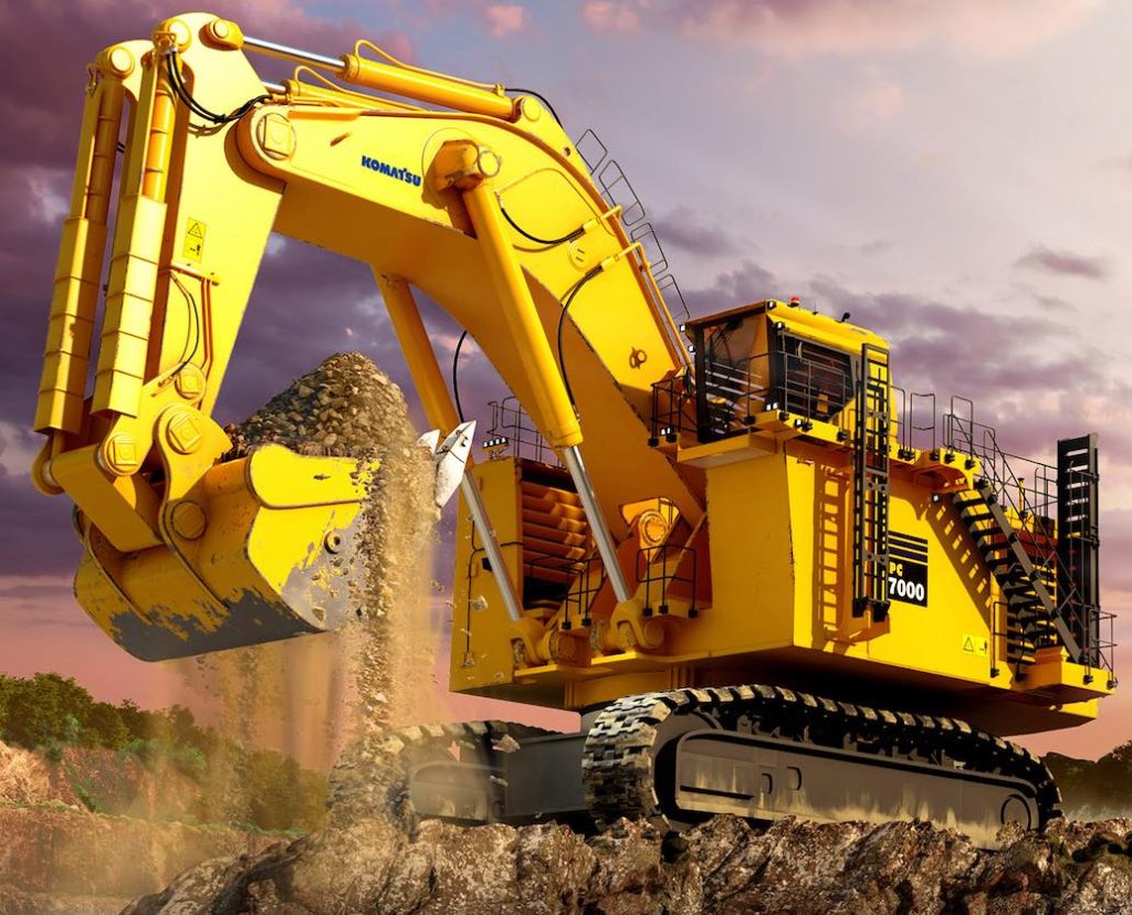 noticias maquinaria Komatsu presenta la excavadora hidráulica eléctrica PC7000-11E en Bauma