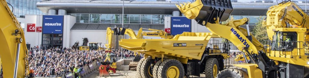 noticias maquinaria Komatsu vuelve a ocupar un lugar destacado en Bauma