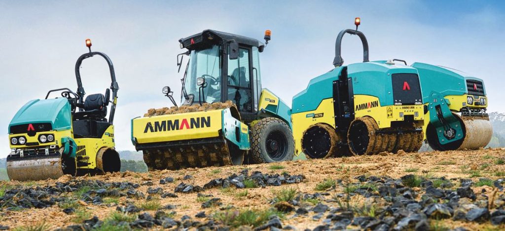 noticias maquinaria Nuevas extendedoras ABG de Ammann cargadas con HVO