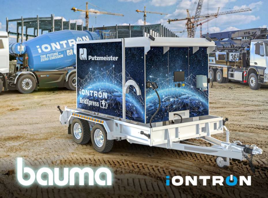 noticias maquinaria Putzmeister presenta el iONTRON GridXpress en Bauma 2025
