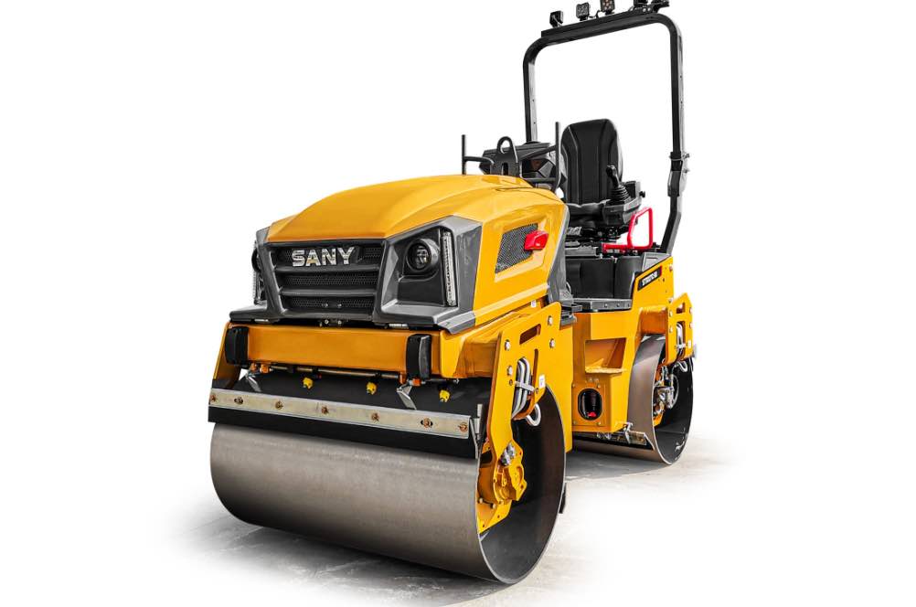 noticias maquinaria SANY con novedades de maquinaria para carreteras en Bauma 2025