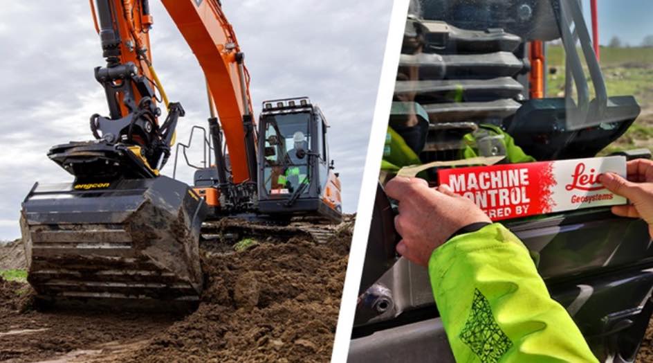 noticias maquinaria Develon y Leica Geosystems lanzan un sistema de guiado 3D