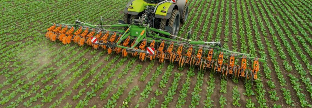 noticias maquinaria Farming Agrícola presenta la escardadora Venterra VR 4 de AMAZONE