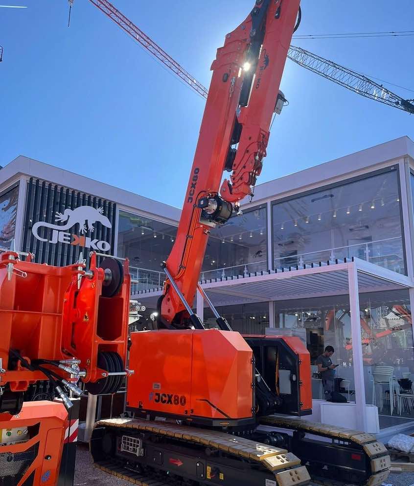 noticias maquinaria Jekko Cranes lanza su nueva grúa JCX60