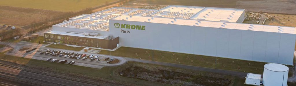 noticias maquinaria Krone inaugura un almacén de piezas altamente eficiente en Spelle