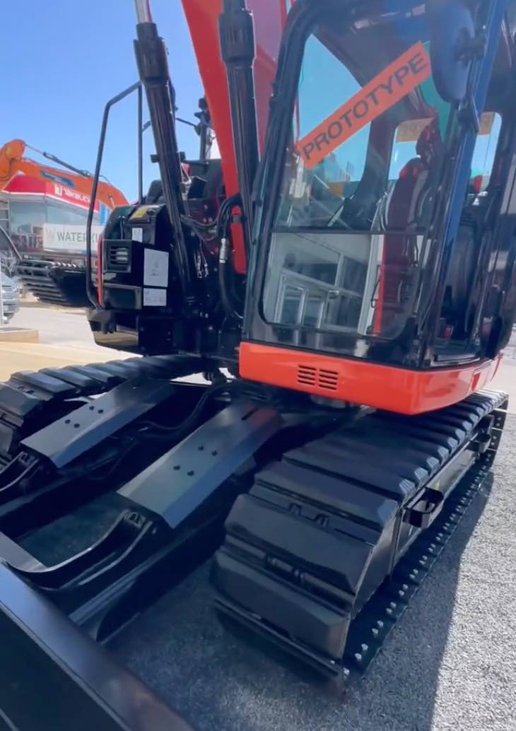 noticias maquinaria Kubota presenta su prototipo de excavadora U145 en bauma