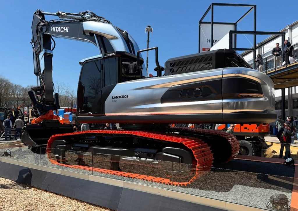 noticias maquinaria La excavadora LANDCROS One de Hitachi debuta en bauma
