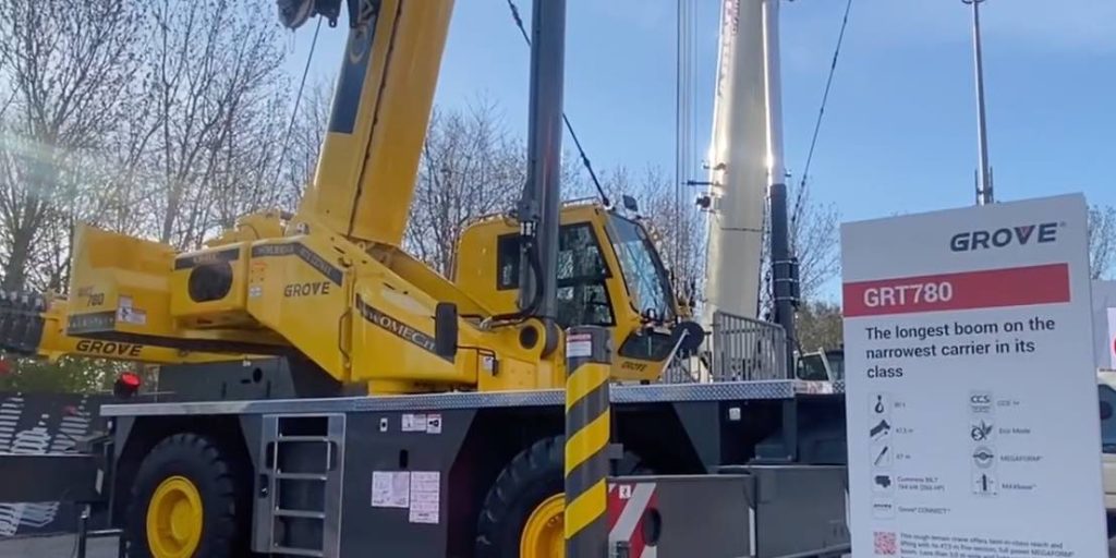noticias maquinaria La grúa Grove GRT780 debuta en Europa en Bauma 2025