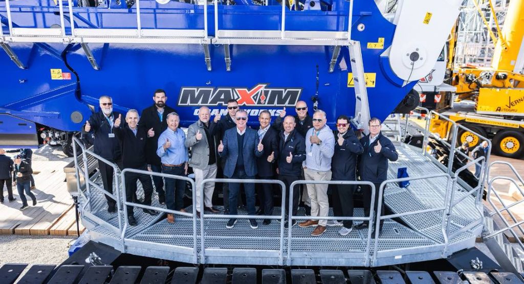 noticias maquinaria Maxim Crane Works adquiere la primera grúa Tadano CC 78.1250-1