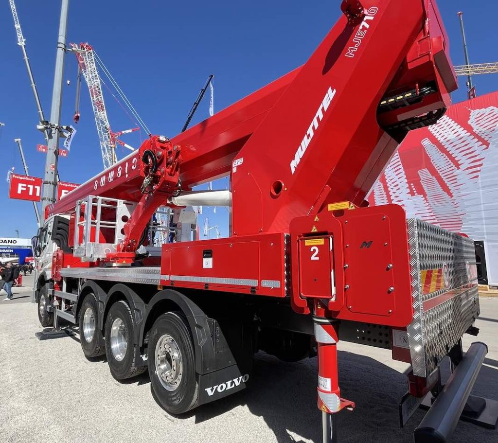 noticias maquinaria Multitel Pagliero desvela la MJE710 en Bauma 2025