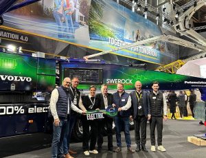 noticias maquinaria Putzmeister presenta la eBSF M42-5 en Bauma 2025