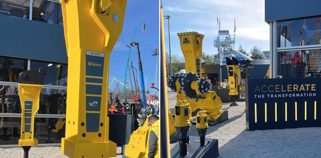 noticias maquinaria Soluciones avanzadas de Epiroc en Bauma 2025