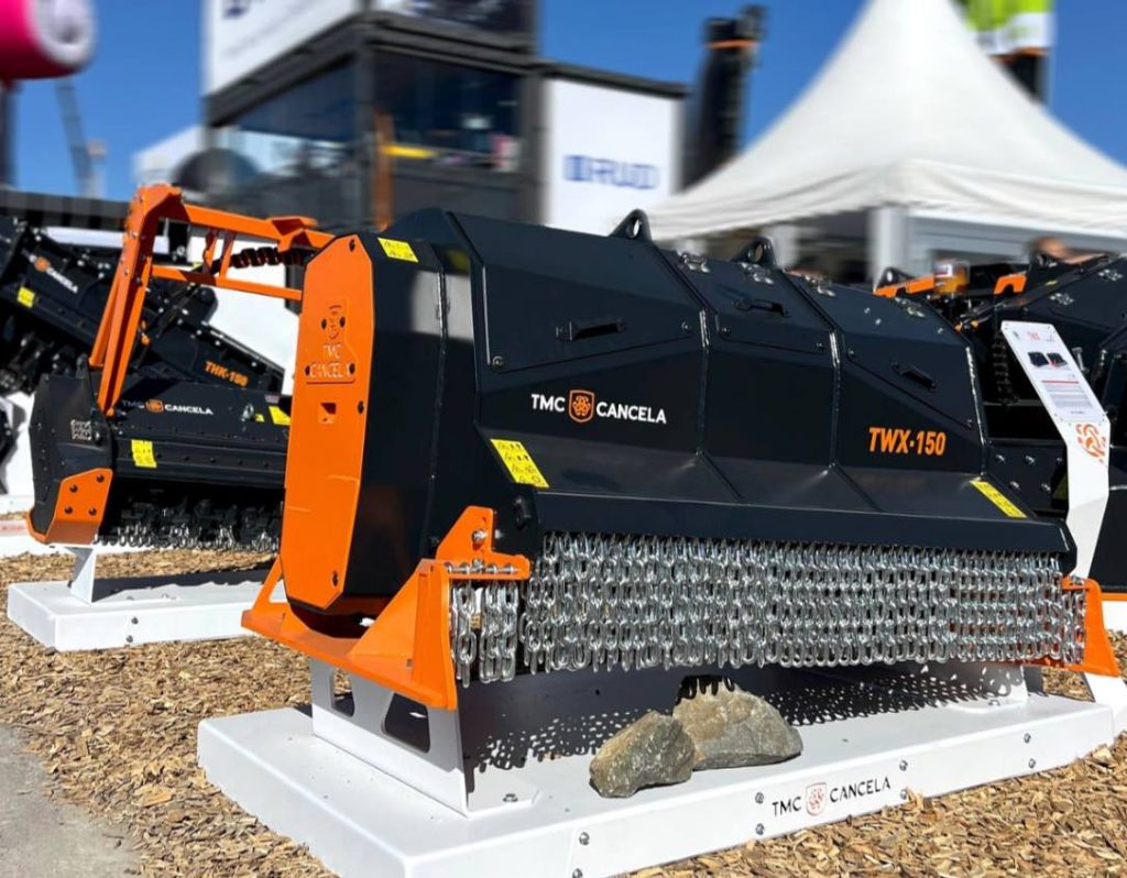 noticias maquinaria TMC Cancela Expone la Trituradora TWX 150 en Bauma 2025