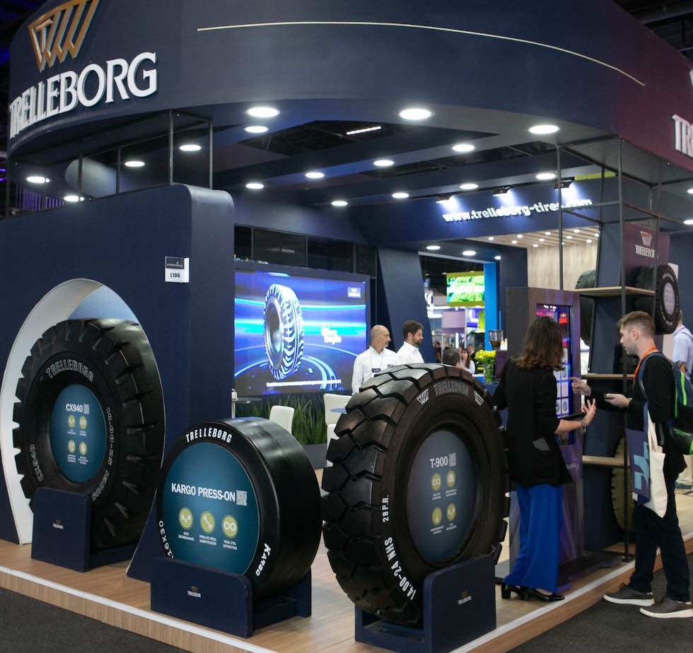 noticias maquinaria Trelleborg Tires en Intermodal South America 2025
