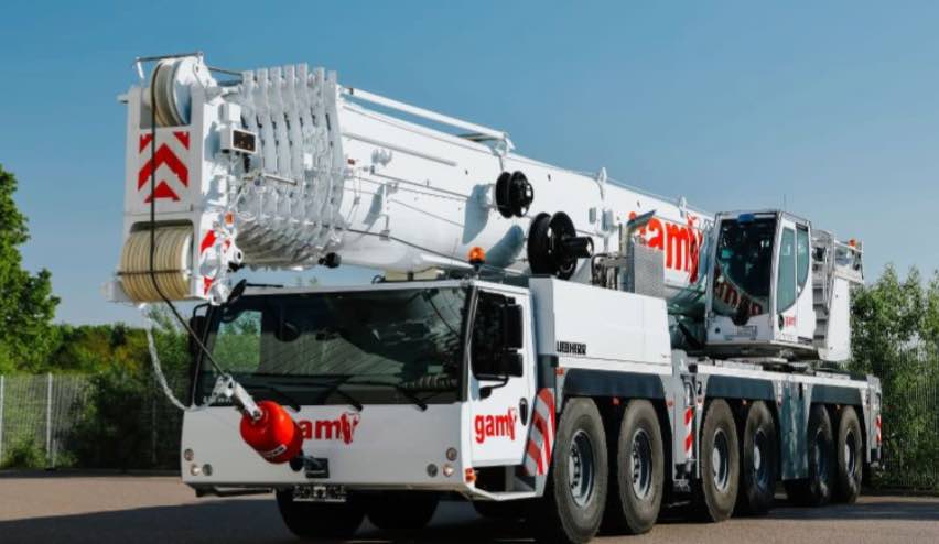 noticias maquinaria GAM incorpora a su flota la grúa Liebherr LTM 1300-6.3