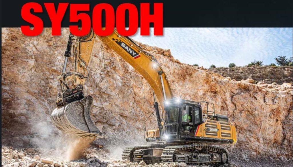 noticias maquinaria La Excavadora SANY SY500H ahora disponible en SANY Iberia