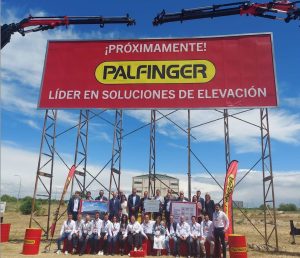 noticias maquinaria Primera piedra de las nuevas instalaciones de PALFINGER Ibérica en Madrid