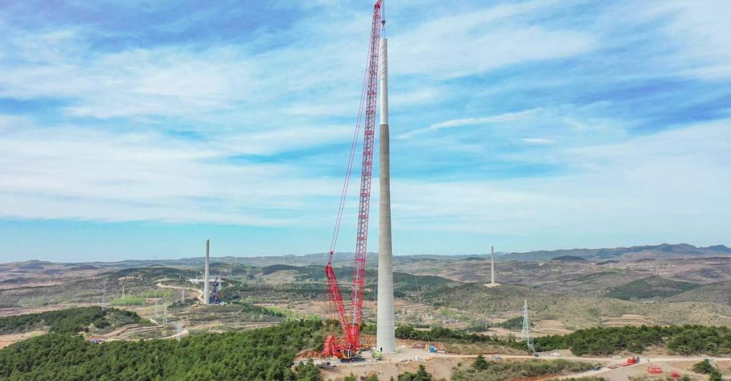 noticias maquinaria SANY revoluciona la energía eólica en terrenos complejos
